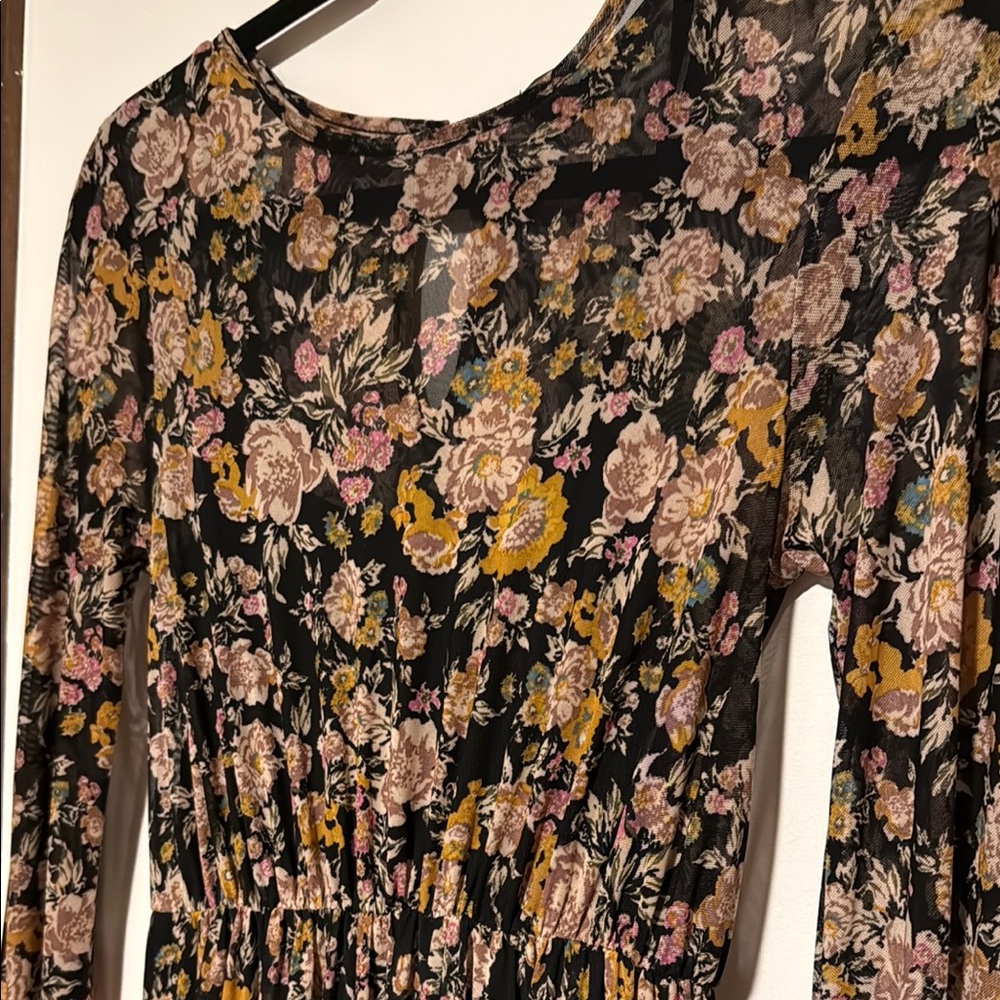 Floral Long Sleeve Dress